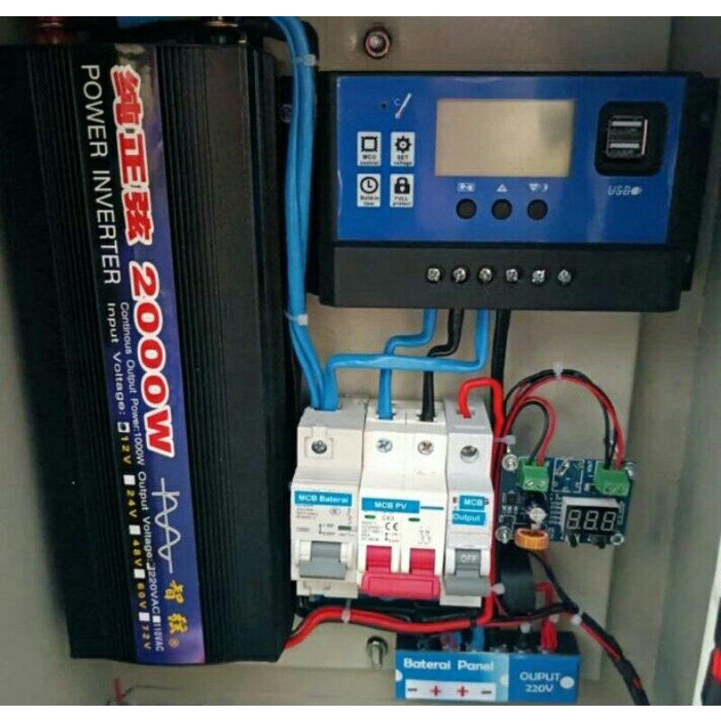 Box panel PLTS off grid 1600w 2000w PSW