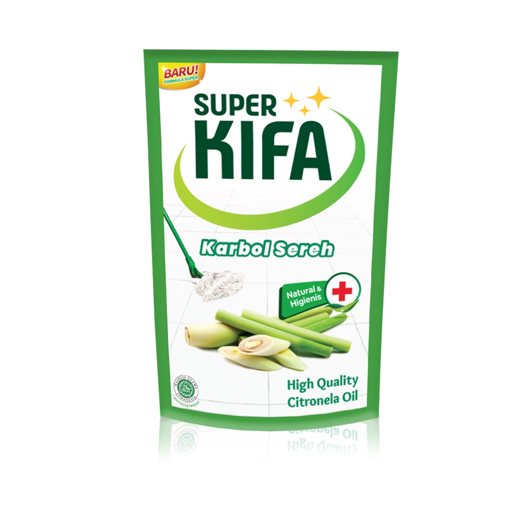 SUPER KIFA Karbol Sereh 800Ml -  Desinfectan Antibacterial