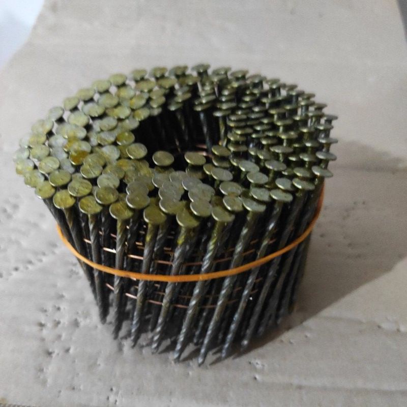 Paku Tembak Palet 70 mm Ulir Paku Rambo 7cm Ulir Isi 225 Pcs / Roll / Ikat