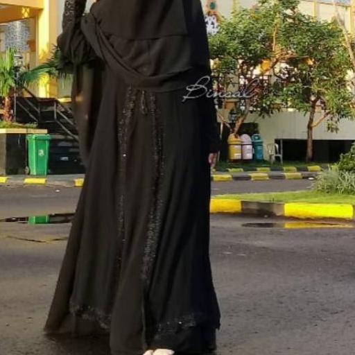Discount | KP8 | Best seller Abaya Ori Binsal khas saudi  model belah