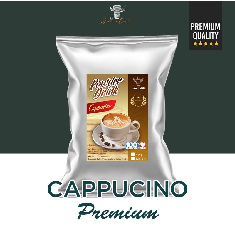 

✨NEW✨ -PREMIUM BUBUK MINUMAN BUBBLE DRINK PREMIUM RASA CAPPUCINO PREMIUM MERK JAVALAND 1KG- 1.1.23