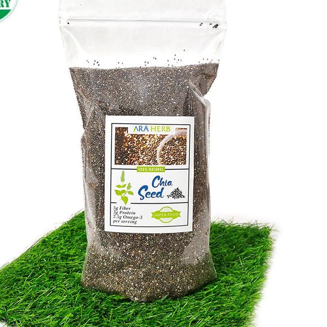 

♜ Organic Black Chia Seed Mexico 1 kg Original Product ARA HERB ♚