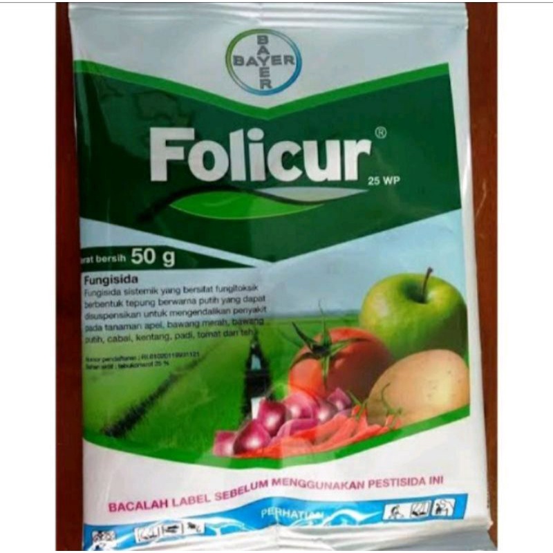 fungisida Folicur 25 wp 50 gram