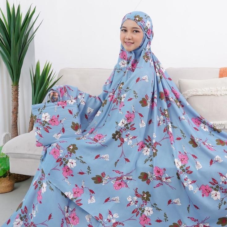 TERBAIK MUKENA BALI RAYON DEWASA MOTIF BUNGA TIEDYE | MUKENA DEWASA KATUN | MUKENA KATUN | MUKENA MO