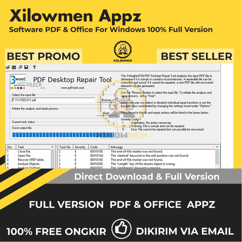 [Full Version]  3-Heights PDF Desktop Repair Tool Pro PDF Office Lifetime Win OS