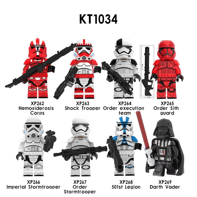 Star Wars Stormtrooper Darth Vader Blok Bangunan Mini Figure Soldier Puzzle Rakitan Koleksi Mainan Hadiah