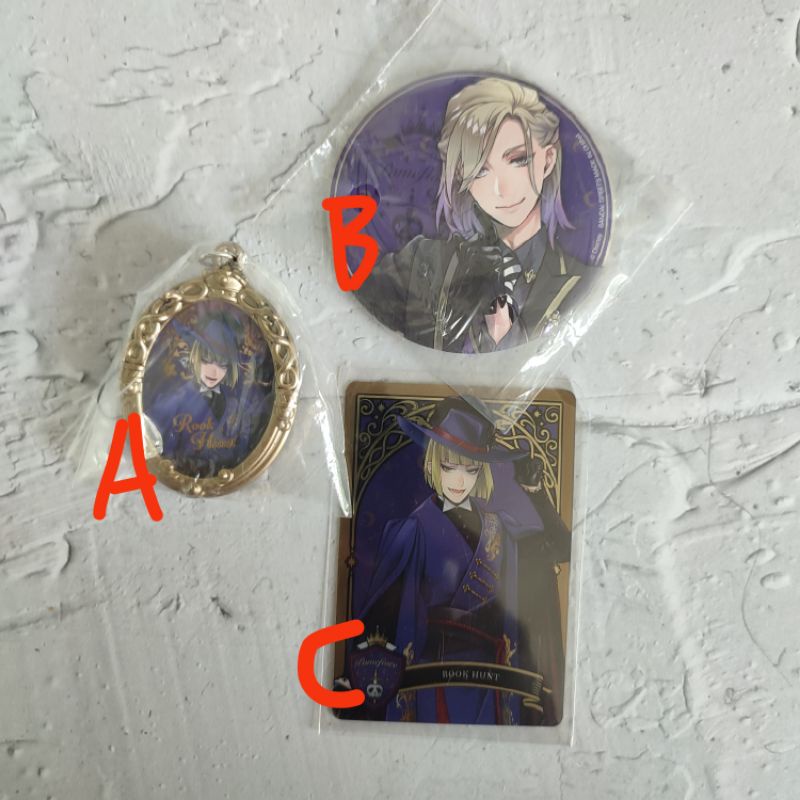 official merch twisted wonderland pin badge pomefiore vil rook hunt