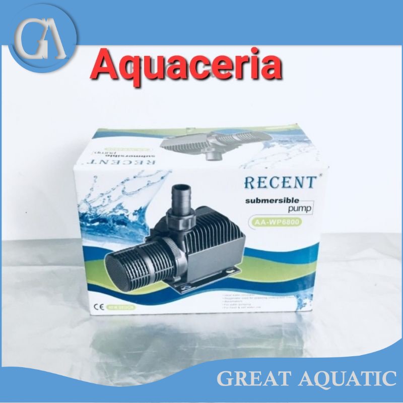 Pompa celup Aquarium Kolam RECENT AA WP 6800 Water pump