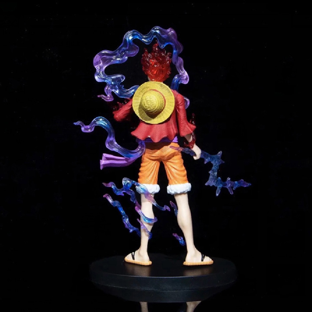 Xo One Piece Luffy Gear5 Tokoh Anime Dewa Matahari Nikka 21cm Action Figure Model Mainan OL