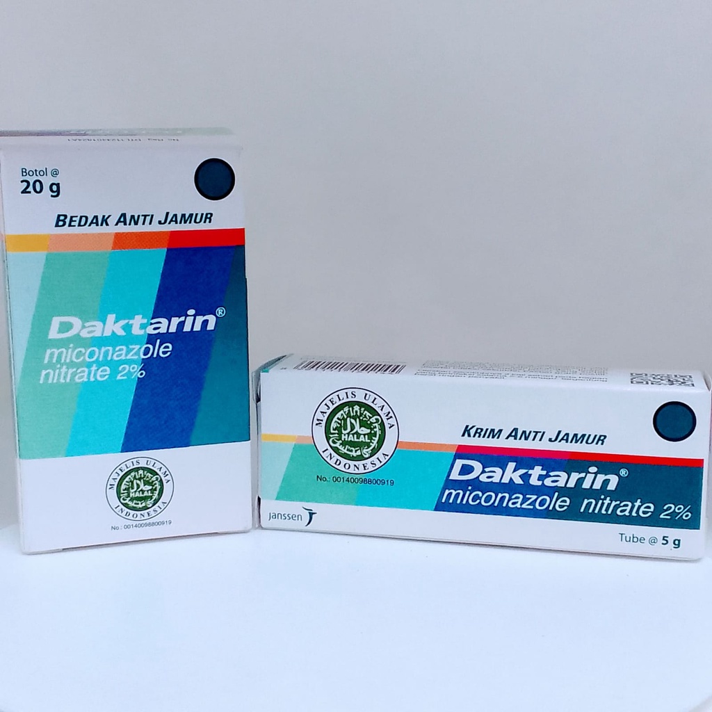 DAKTARIN Cream dan Bedak 5 gr 10 gr 20 gr - Obat Anti Jamur / Panu / Gatal