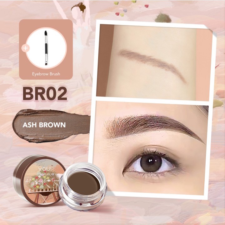 [BPOM][100%ORI&amp;READY]YOU Colorland Art Shaping Brow Pomade | Waterproof | Pomade Alis