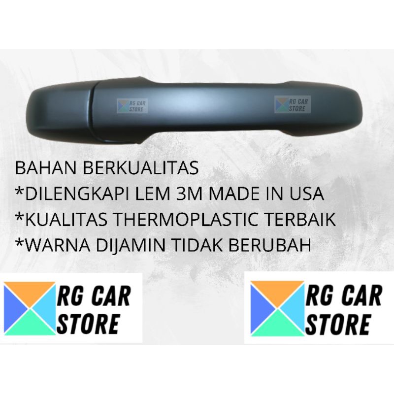 PAKET OUTER HANDLE TANK COVER ALL NEW AVANZA 2022-2023 BLACK DOFF GR SERIES DIJAMIN PNP BERKUALITAS