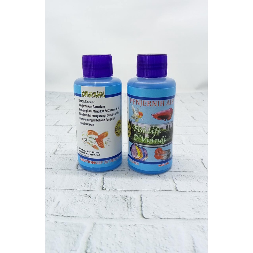 CAIRAN PENJERNIH AIR AQUARIUM 120 ML CAIRAN PEMBERSIH AIR