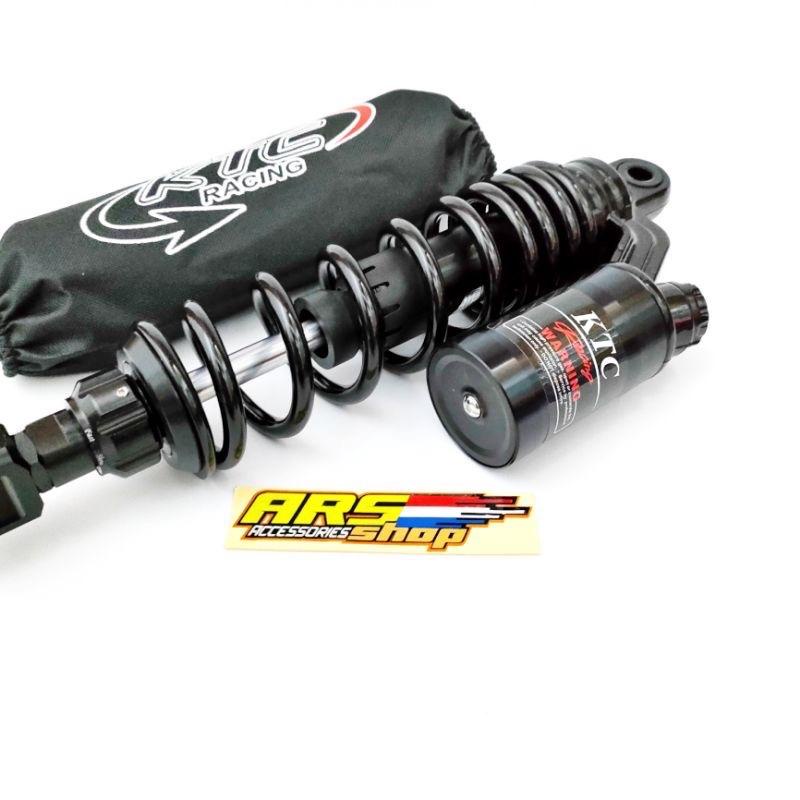 (BISA COD) 63 Shockbreaker Tabung Model KTC Racing Premium 330mm &amp; 310mm + (Sarung Shock) , Mio | Beat | Scoopy | Vario 110 125 150 | Gear | Xeon | Lexi | Xride | Fino | Genio | Spin | Nex | Soul | Mio S Z J | GT | M3 | Skydrive | Fazzio | Freego | Dll