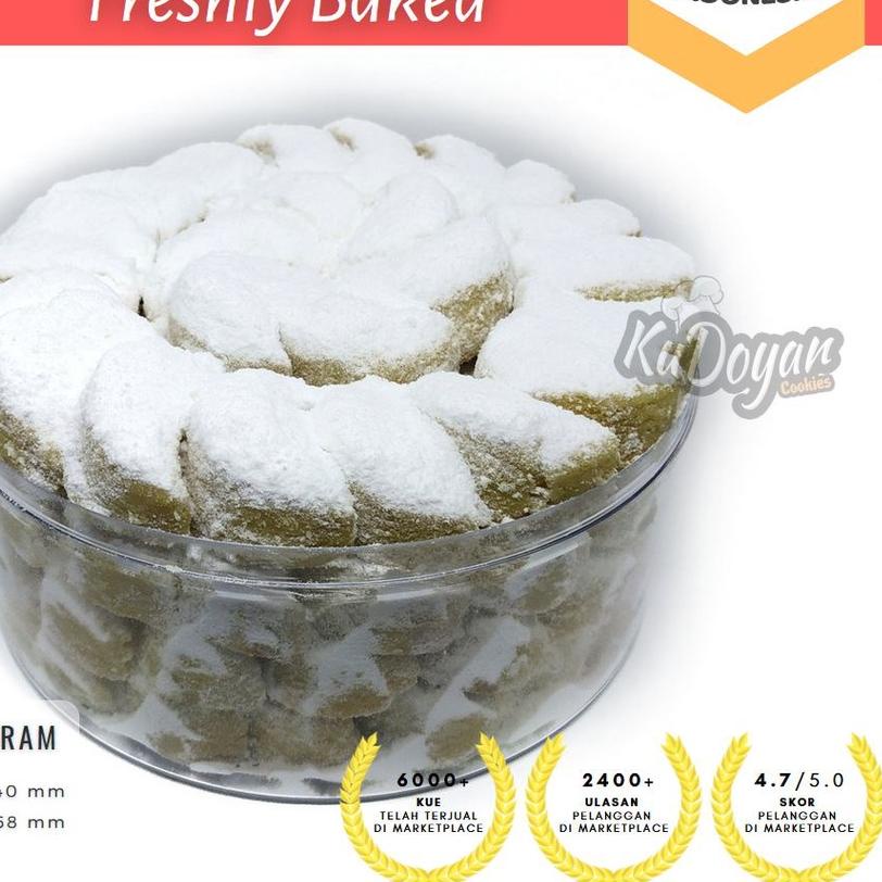 

❄ Kue Putri Salju Mede Home-made 500 gram 1/2 kg Kudoyan ☏