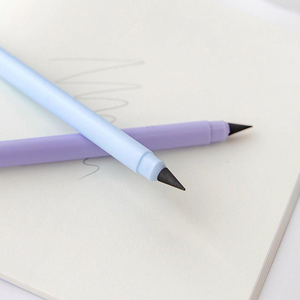 [Elegan] Hb Pensil Sketsa 5Pcs Black Tech Alat Lukis Perlengkapan Seni Perlengkapan Kantor Sekolah Tulis Tanpa Batas Pensil Ajaib
