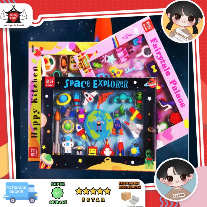 

BISA COD Penghapus anak, Penghapus koleksi karakter anak, Cute Cartoon Eraser