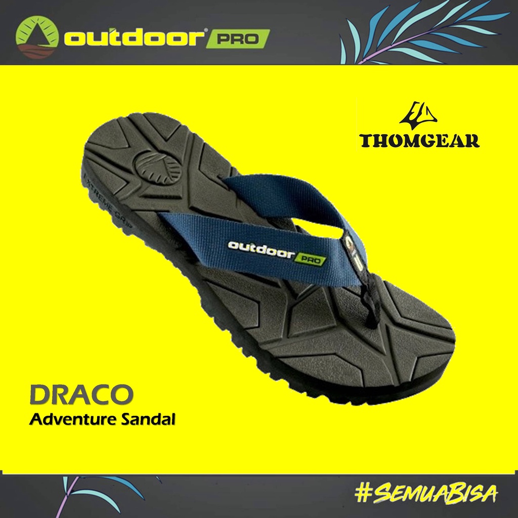 Thomgear Outdoor Pro Draco Sandal Jepit Gunung Pria Original