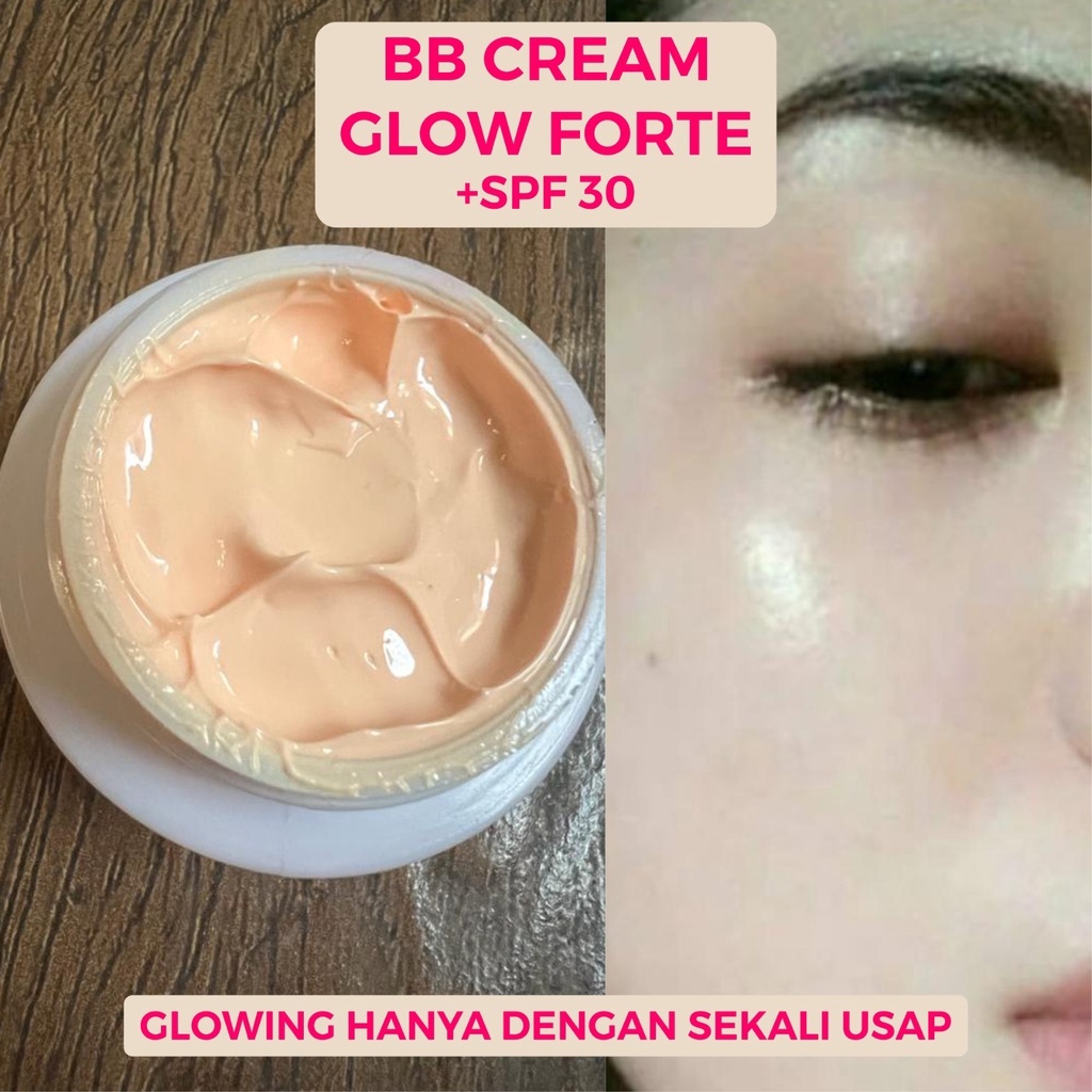 BB CREAM GLOW FORTE INSTAN WHITE SPF 30 - Cream siang SPF 30
