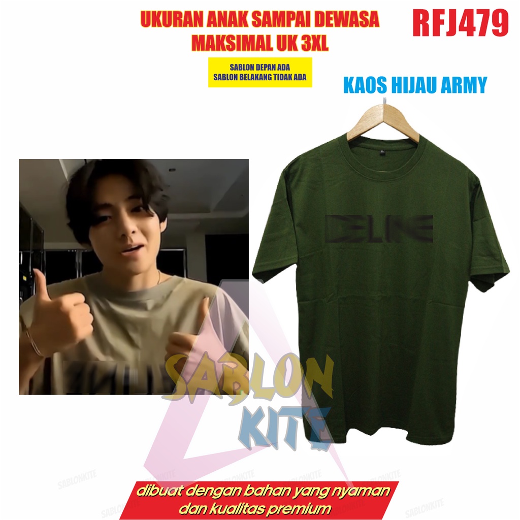 Kaos Kpop Taehyung cel RFJ479 combed 30s