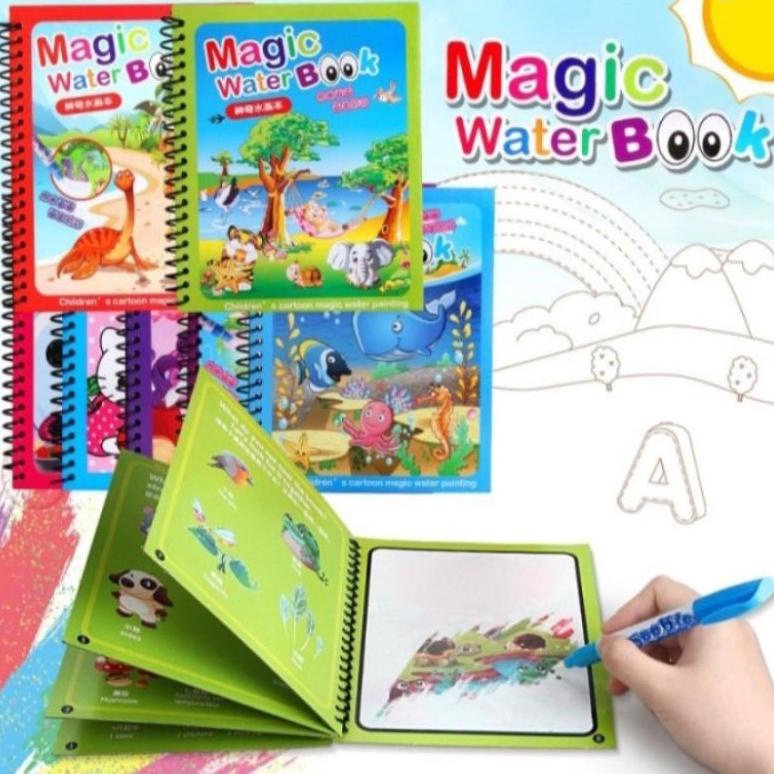 

K89 Magic Water Book Buku Mewarnai CUCI GUDANG ⇁