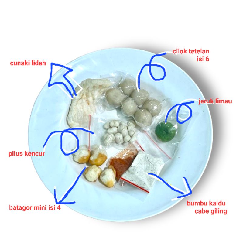 PAKET 10 BUNGKUS BASO ACI ISI TETELAN DAGING