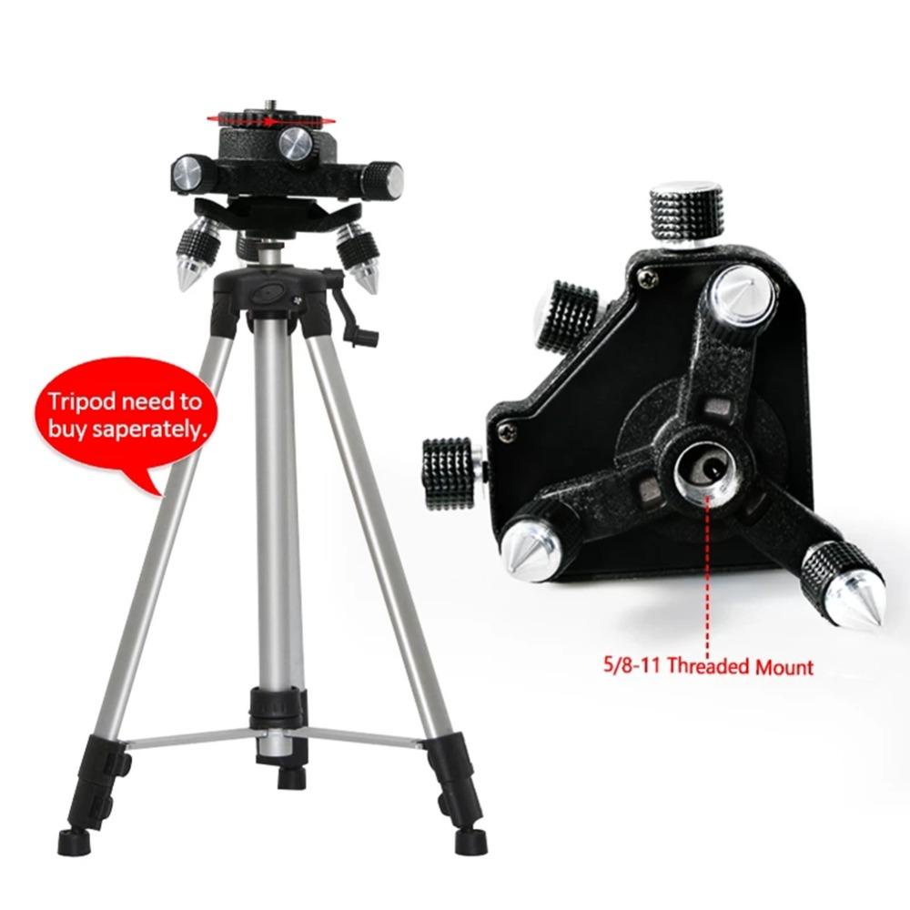 Lanfy Braket Laser Level Alat Laser Level Alat Tukang Bangunan Tripod Stand Level Base Tripod Level Meter Rotating Base Leveling Line Holder