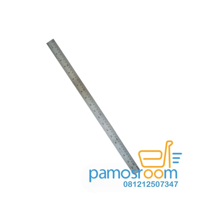 

BISA COD Penggaris Besi 50cm Ruler Stainless 50 Cm Kualitas TOP