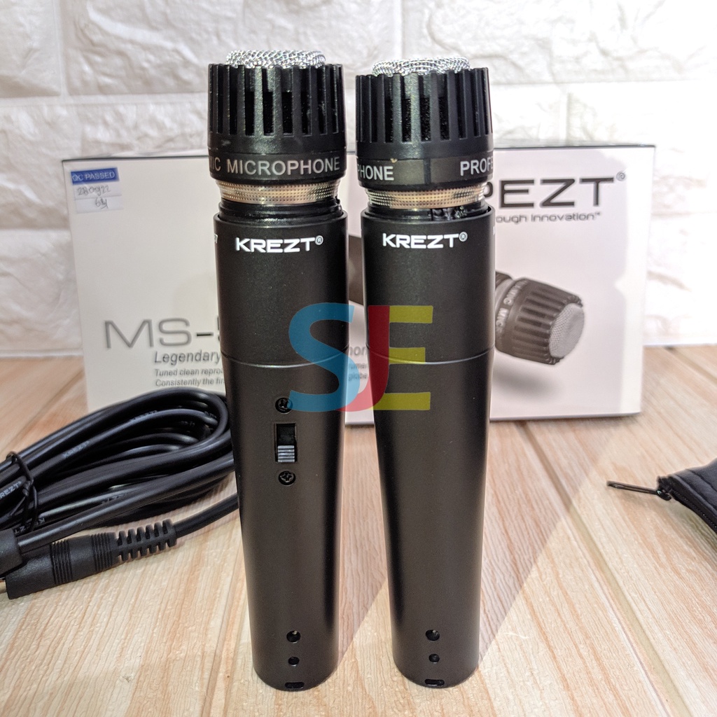 Microphone Krezt MS 57 + Switch / Mic Krezt MS 57 - Switch / Mic Kendang Krezt