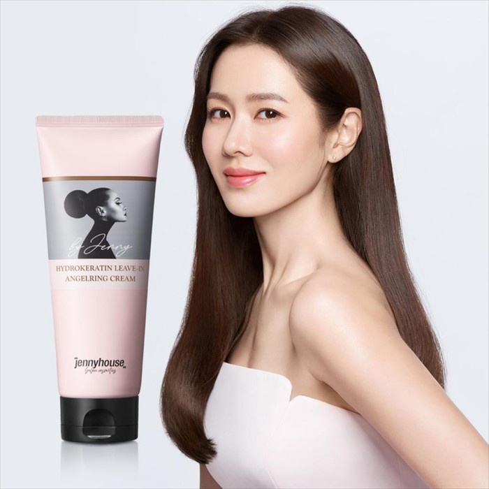 JENNYHOUSE Hydrokeratin Leave-in Angel Ring Cream Krim Vitamin Perawatan Rambut Tanpa Bilas 150ml