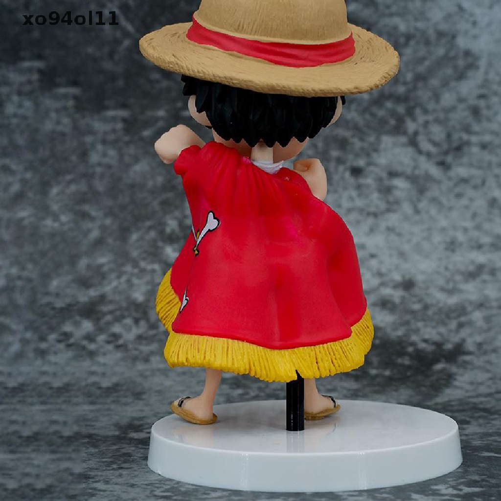 Xo 15cm One Piece Luffy PVC Action Figure Anime Negara Wano Luffy Kerah Figurine OL