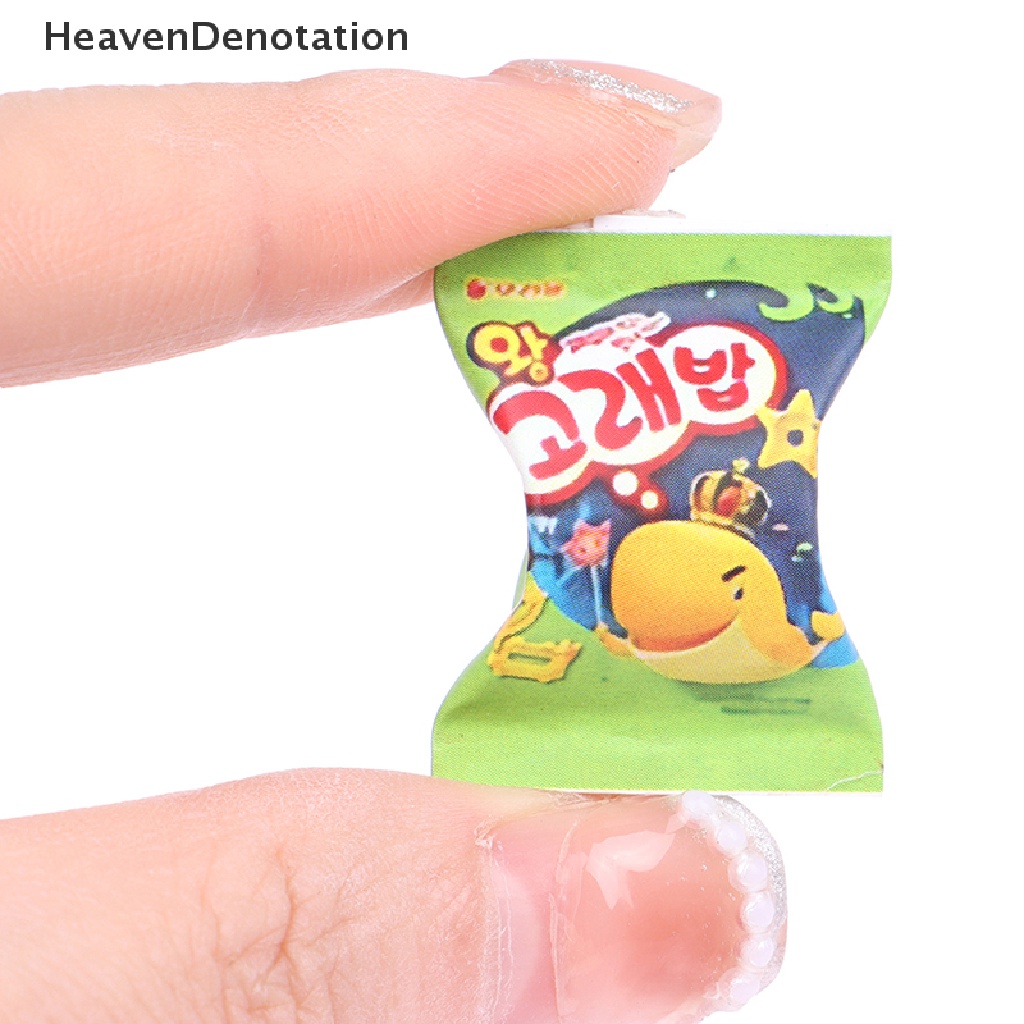 [HeavenDenotation] 1: 12 Dollhouse Miniture Snack Bag Simulation Convenience Store Toy Accessories HDV