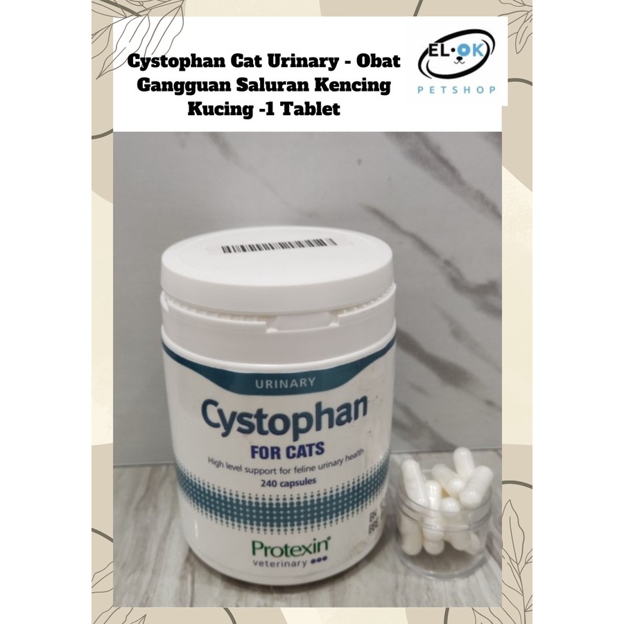 Cystophan Cat Urinary - Obat Gangguan Saluran Kencing Kucing -1 Tablet