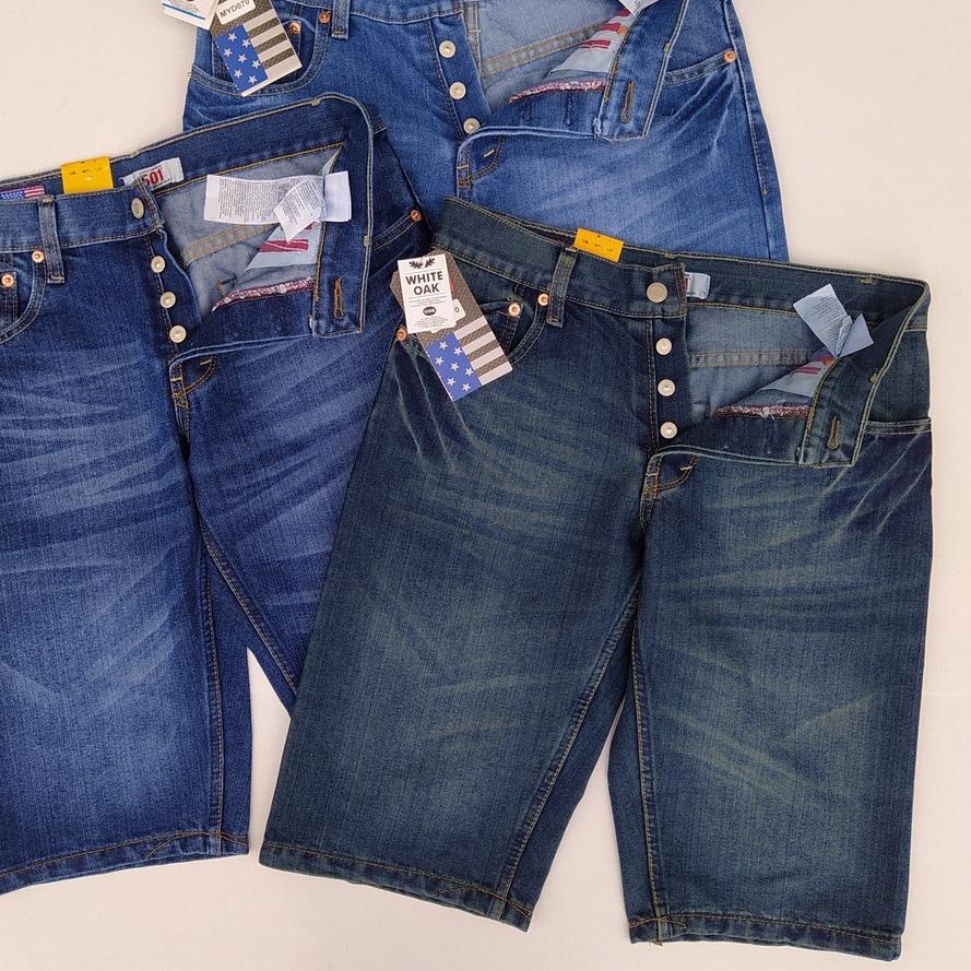 [ BISA COD ] Celana Jins Pendek Pria Original Levis 501 Made in Usa/ Celana Jeans Pendek Levis 501 Original Japan/Celana Pendek Pria/Celana Levis 501 Big Sale .