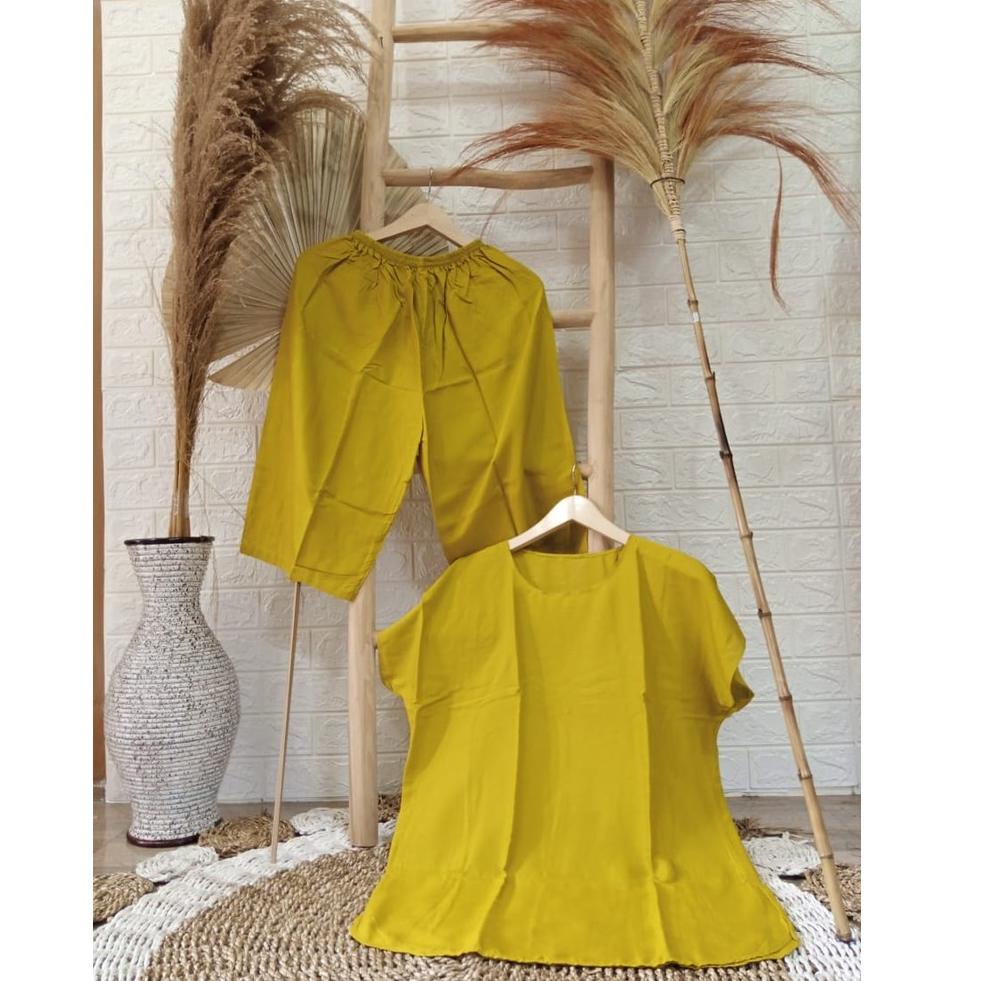 REKOMENDASI Set Pendek/Pajamas celana pendek/Setelan rayon/pajamas katun rayon