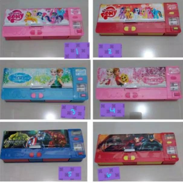 

Terlaris ✨ -Kotak pensil besar tombol papan tulis, pena / Tempat pensil- 2.2.23