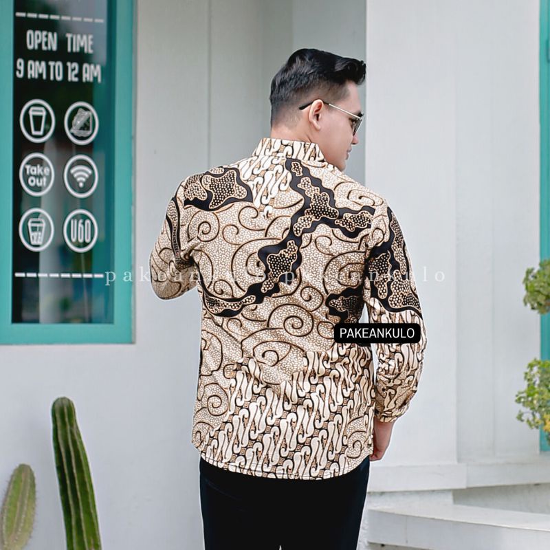 Batik Premium Pria Slimfit || Motif Jagapati