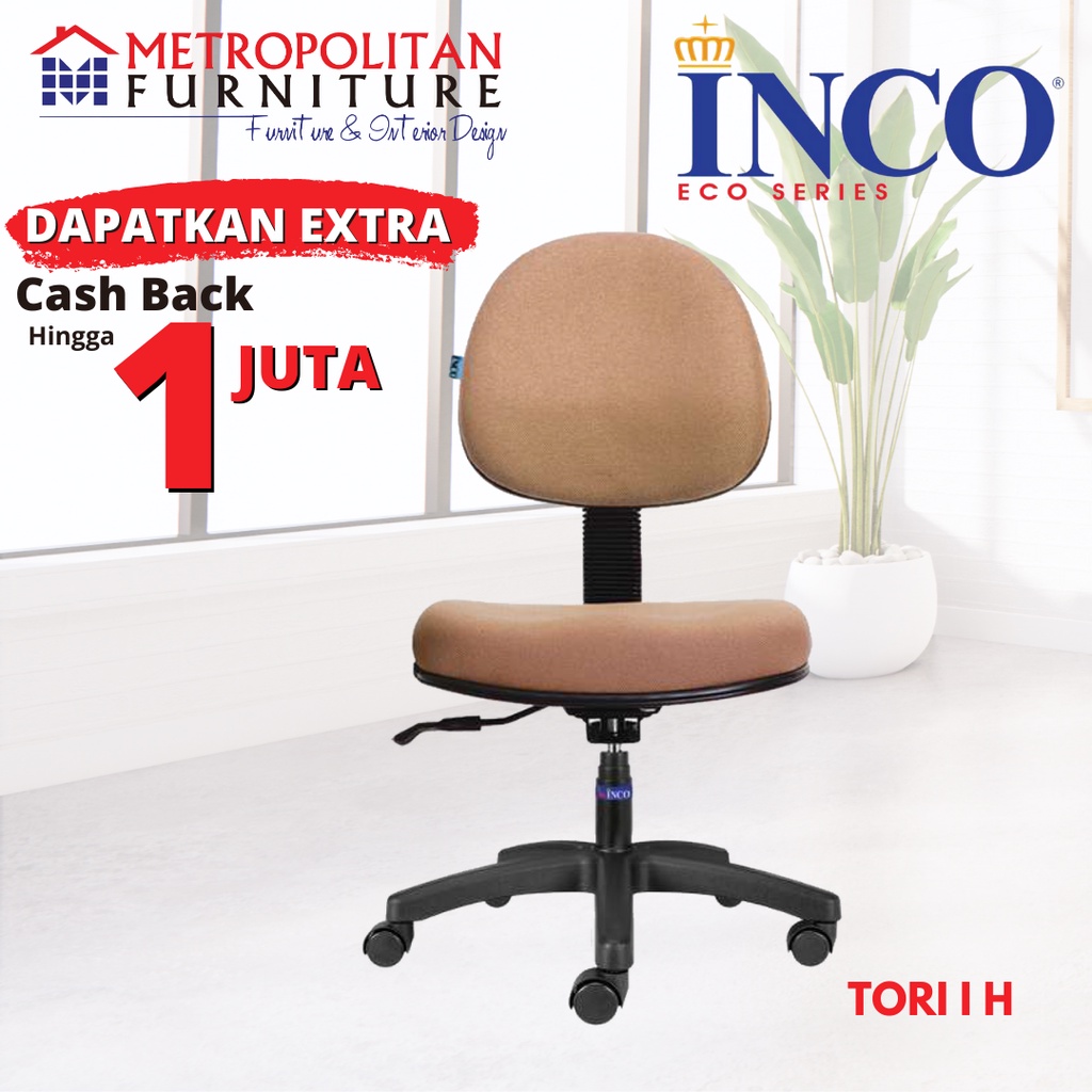 Kursi Kantor Indachi Inco Bangku Kerja Office Chair Tori I H