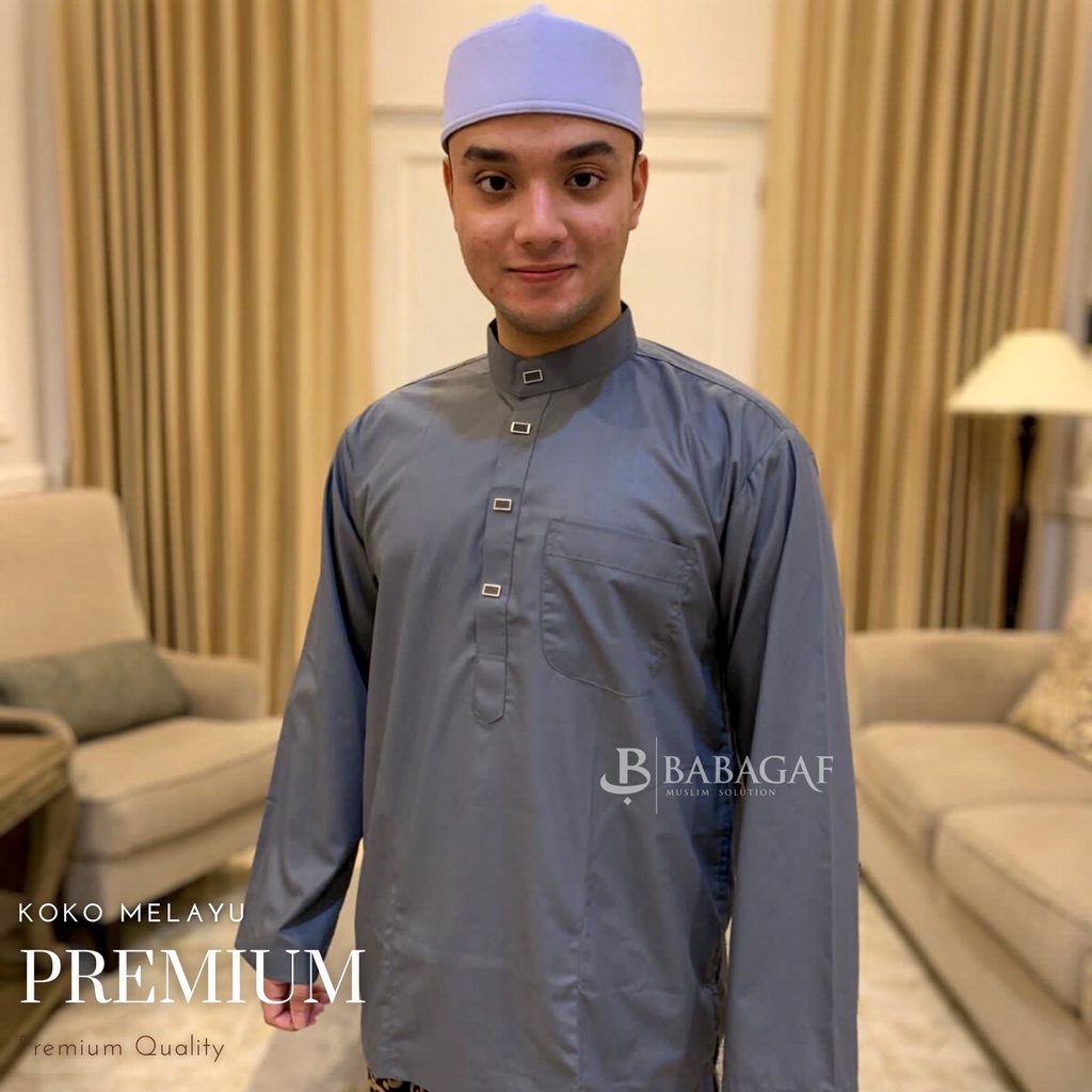 Koko Melayu Premium | Baju Koko | Baju Takwa | Baju Muslim Pria