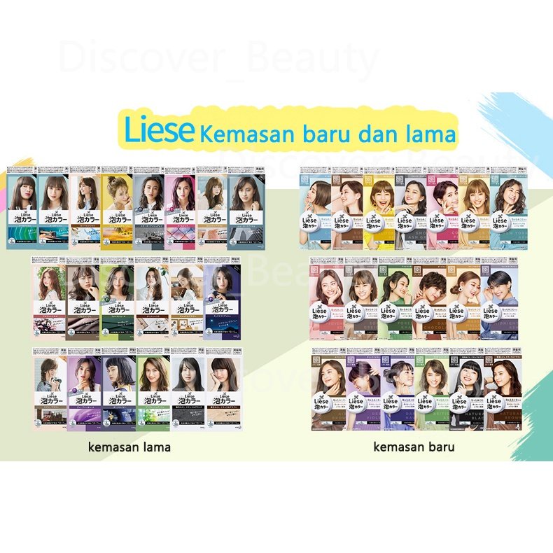 Liese Creamy Bubble Hair Color Original Japan Pewarna Rambut Gelembung