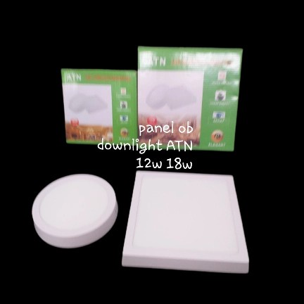 Lampu Panel LED 18w OB (Downlight Tempel) Kotak ATN Hrg OK