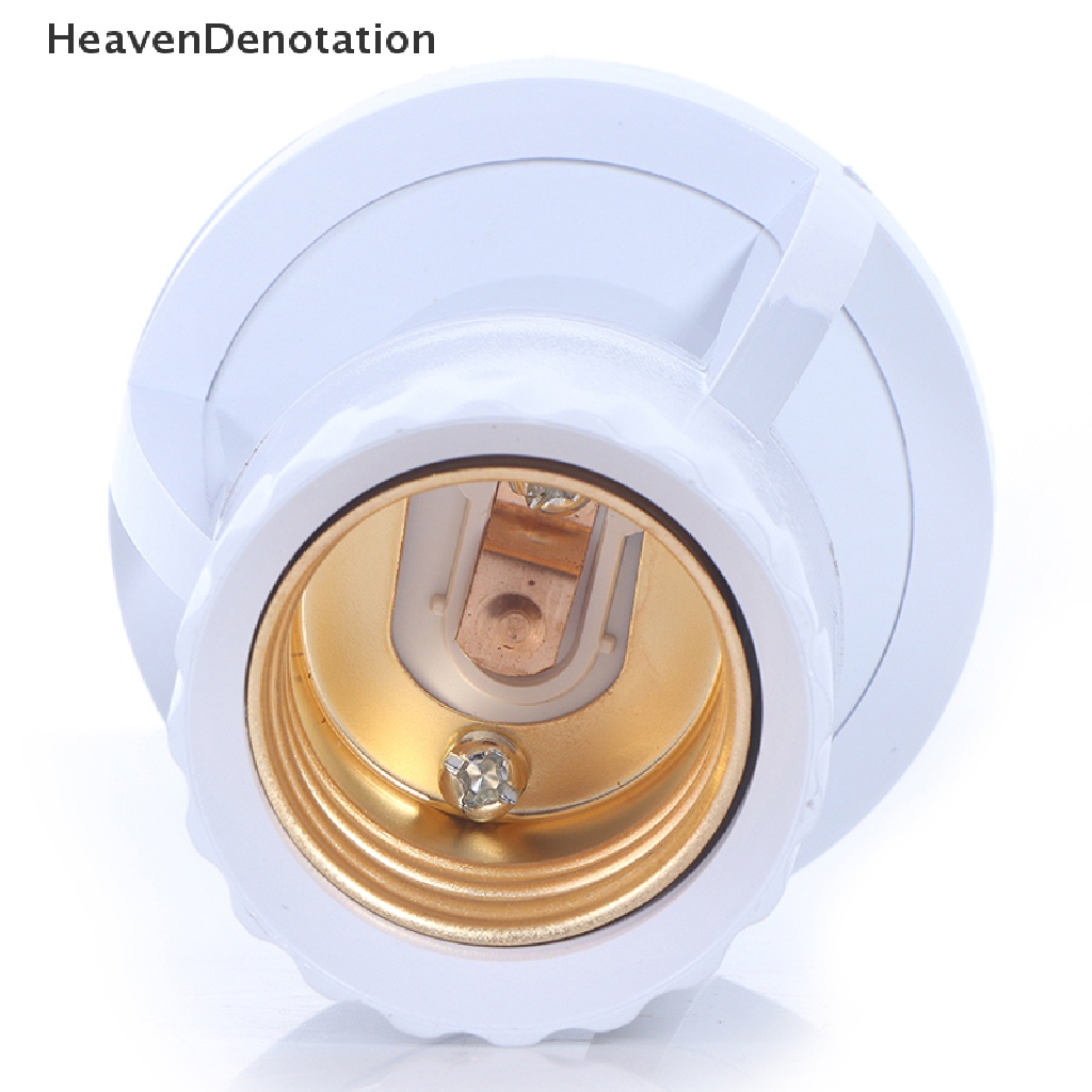 [HeavenDenotation] Dudukan Lampu Induksi Sekrup E27 Saklar Sensor LED E27 Safe Body Hol HDV