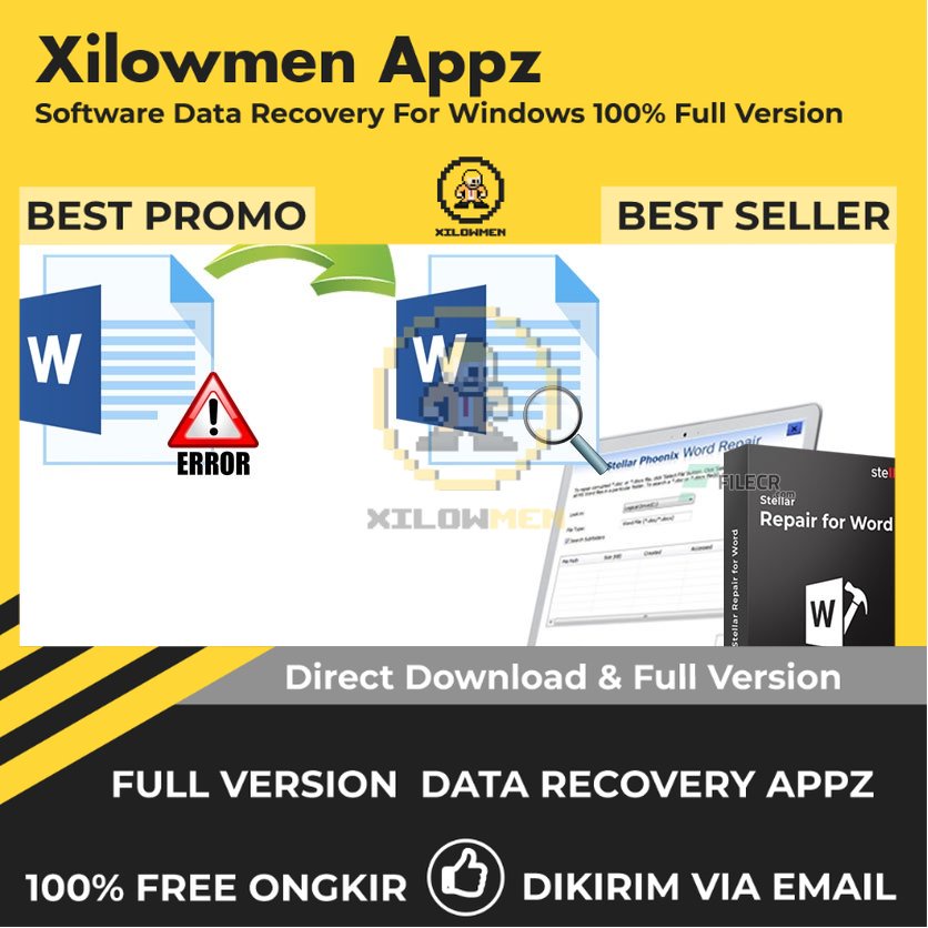 [Full Version] Stellar Repair for Word Pro Lifetime Data Recovery WIN OS