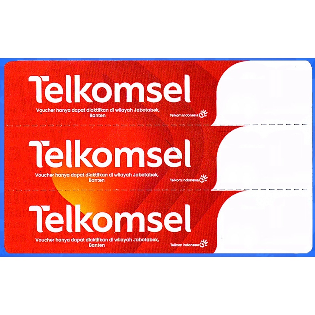 Voucher Telkomsel Kosong Voucher Kosongan telkomsel Harga perSN / Per 1 PCS