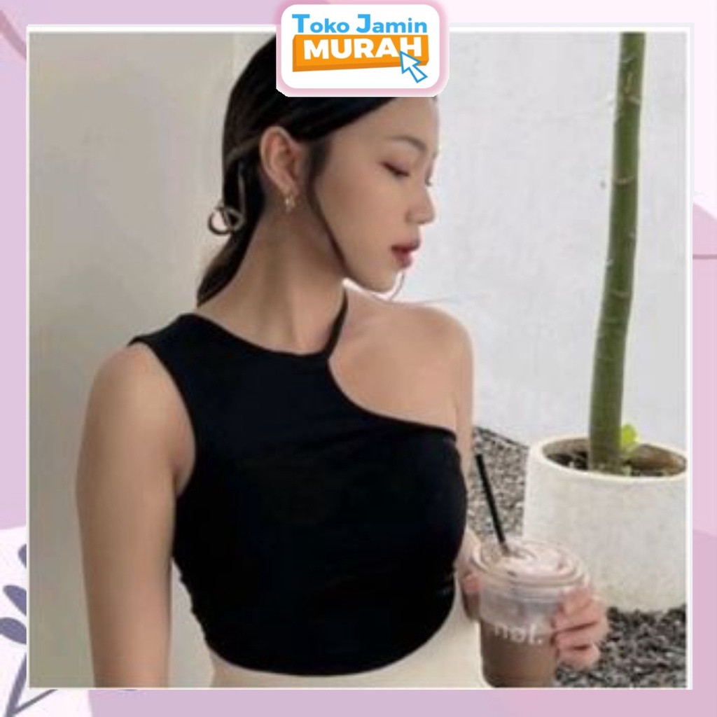 TJM BJ372 Tanktop Bra Wanita Crop Top Pakaian Dalam Wanita Tali Samping Bralattle Cup Korean Fashion