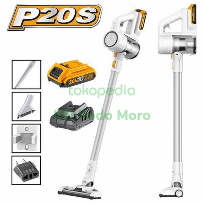 Ingco Vacum Cleaner Cordless Cvli2006 Stick Vacuum Hepa Filter Cvli Kualitas Terbaik