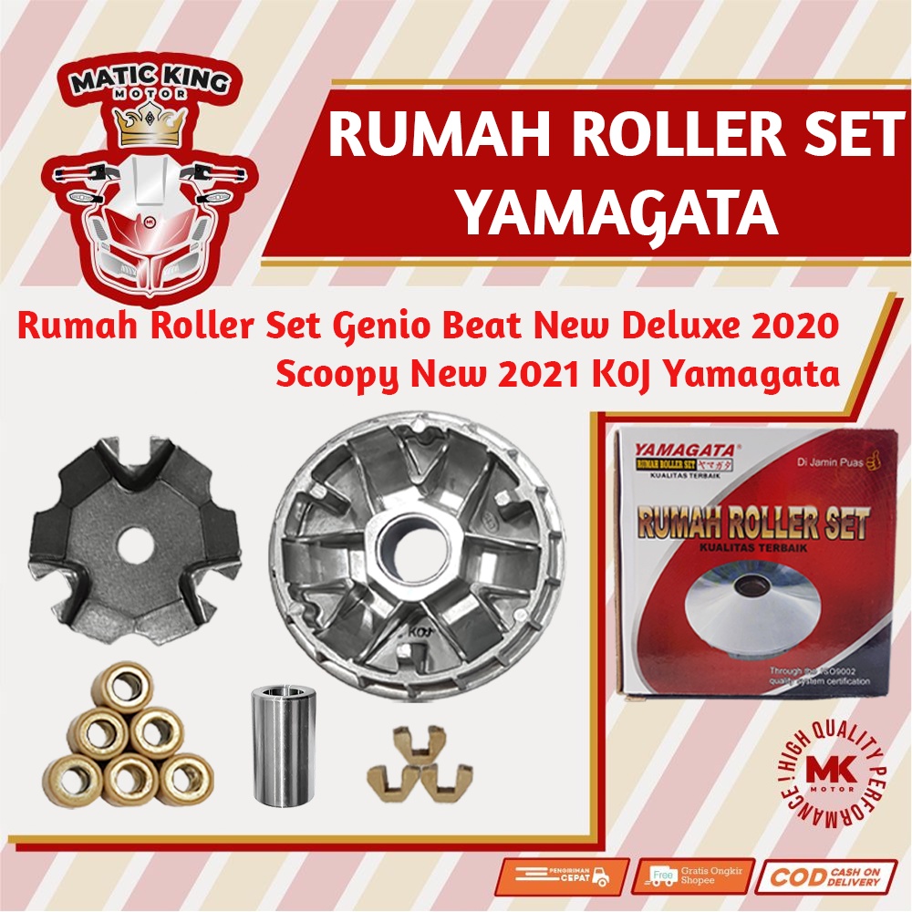 Rumah roller set Honda Genio Beat New Deluxe  2020 Scoopy New fi esp 2021 K0J Yamagata