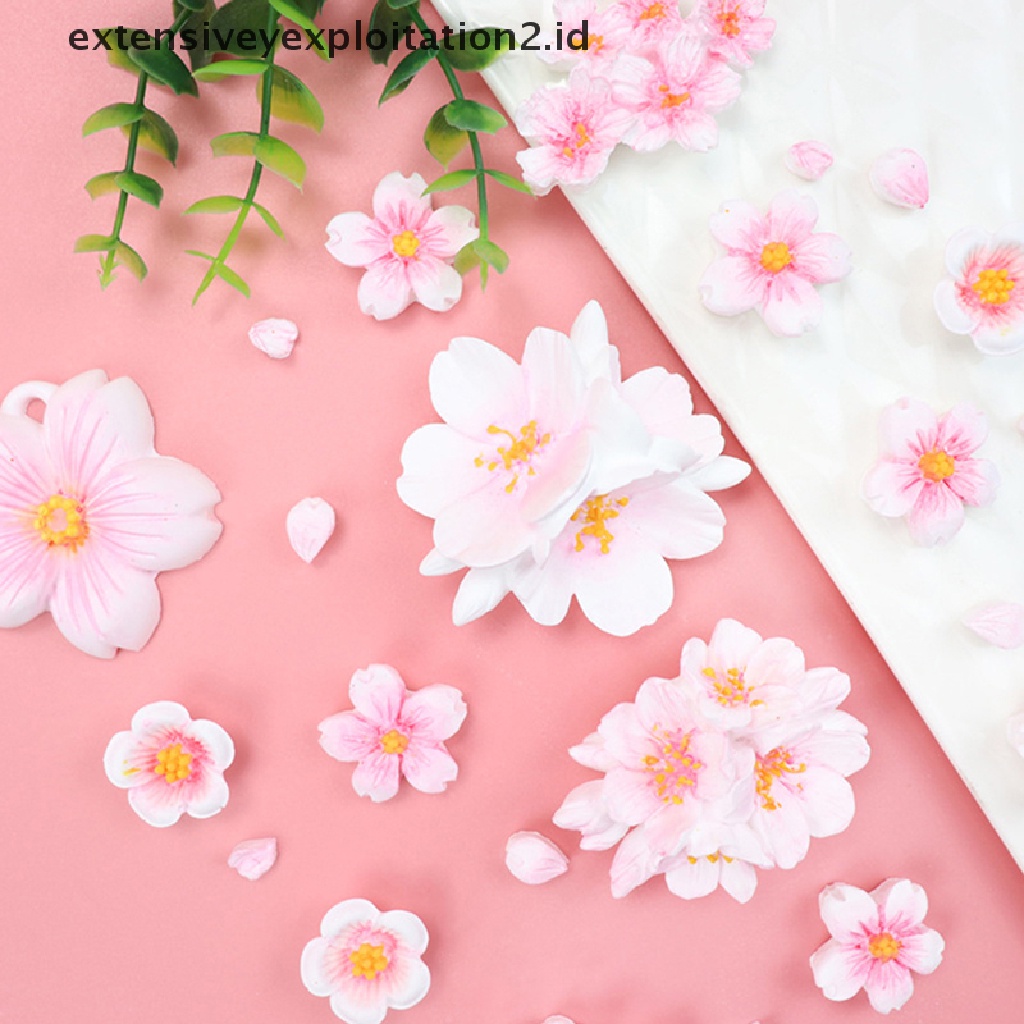 {NEW} 1pc 6lubang Bunga Sakura Cetakan Silikon Gula Coklat DIY Decorag Tools.