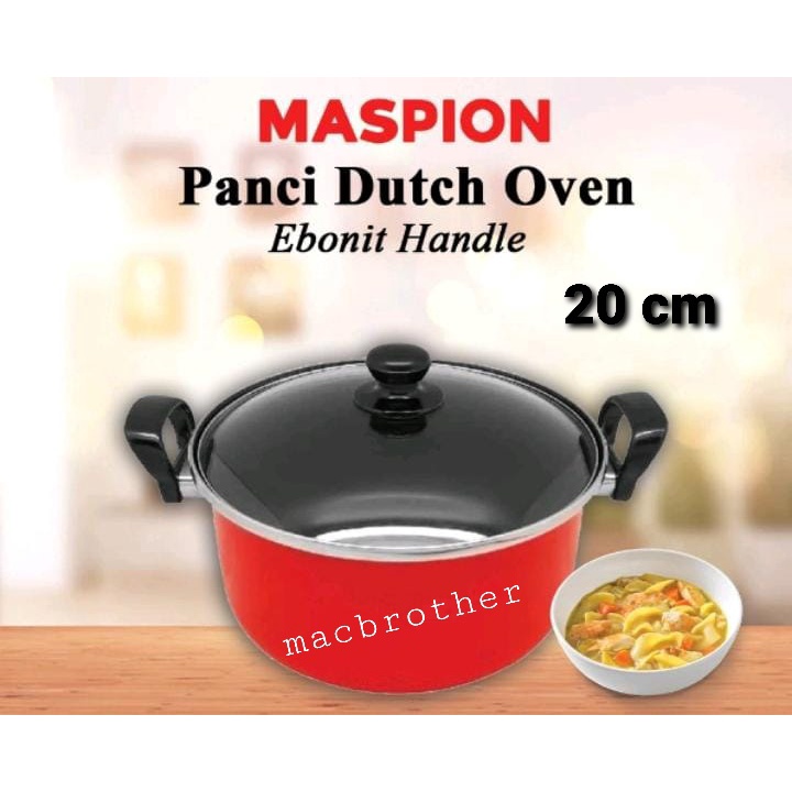 MASPION PANCI DUTCH OVEN 20 cm / PANCI DUTCH OVEN