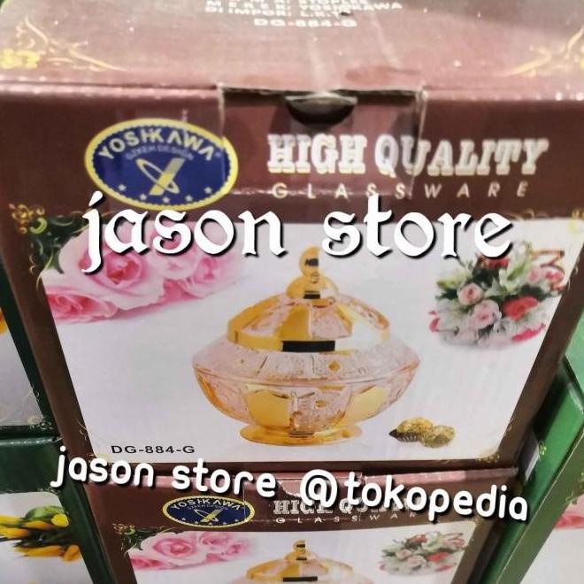 GROSIR TOPLES KACA GOLD YOSHIKAWA/TOPLES KRISTAL YOSHIKAWA/TOPLES KUE, YH54634UJ